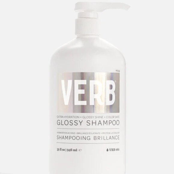 New Extra Hydration VERB Glossy Shampoo with Pump 32 Oz. Bottle Curly Hair Care - Picture 1 of 2